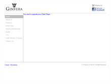 Tablet Screenshot of ginvera.com