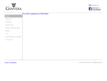 Tablet Screenshot of ginvera.com.sg
